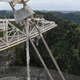 That cable doesn’t look so good. This drone photo of the Arecibo Observatory was taken after November 6, when a main cable snapped and fell onto the receiving dish below.
